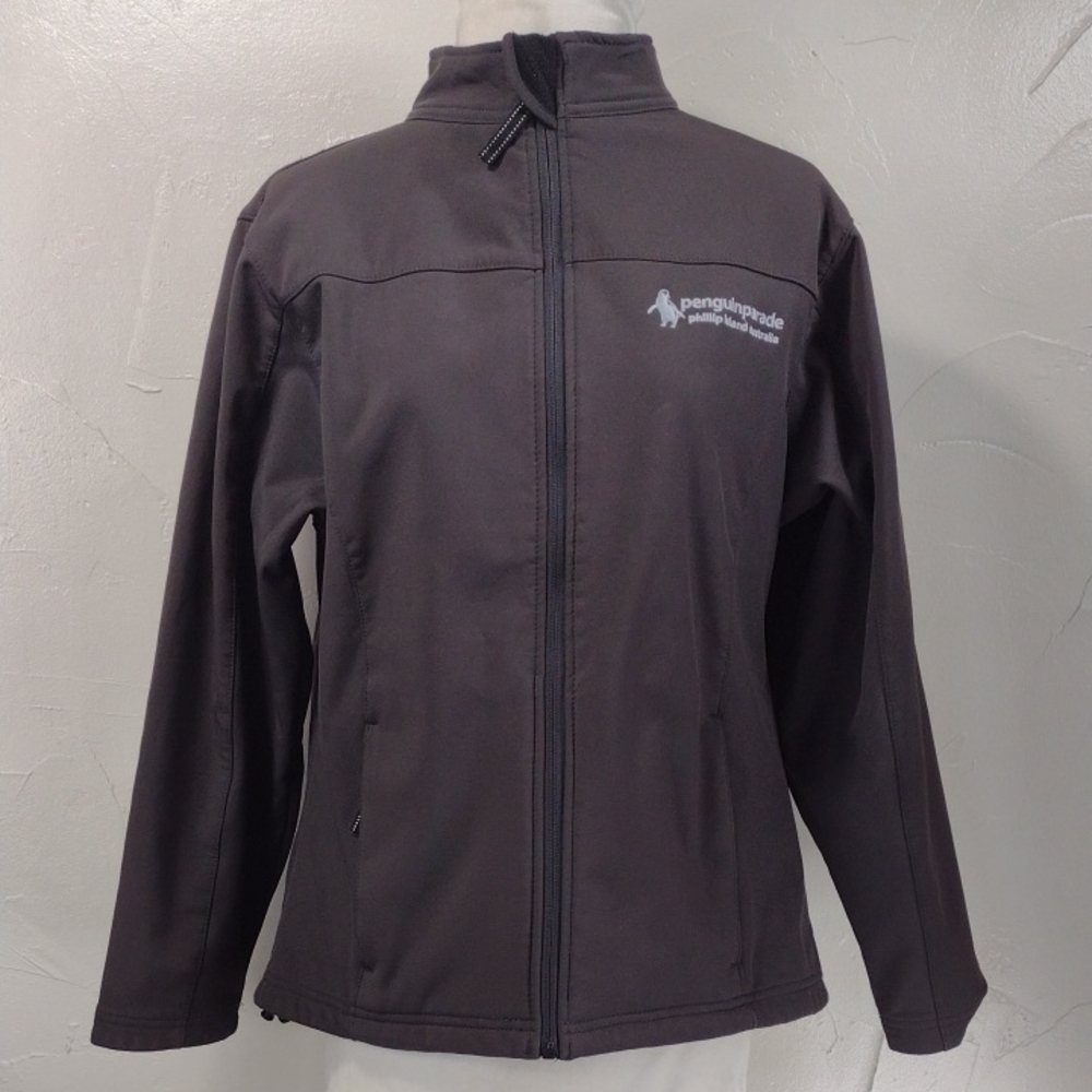 Southern Habitat Penguin Parade Australia Women's Gray Zip Jacket Medium